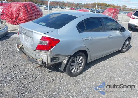 2012 Honda Civic Ex из США, поврежденный, VIN 2HGFB2F89CH602152